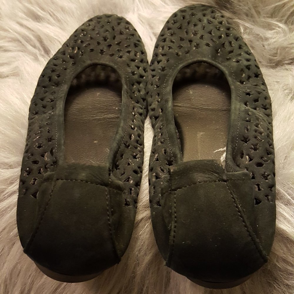 Arche Lilly Black Nubuck Perforated Cutout Sz 8